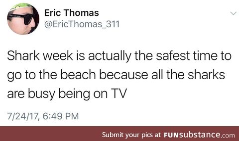 Let's all go to the beach for a good time.