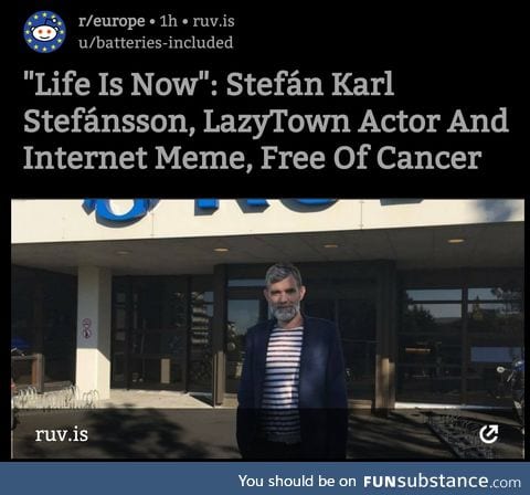 Guys, he made it. He is Number 1