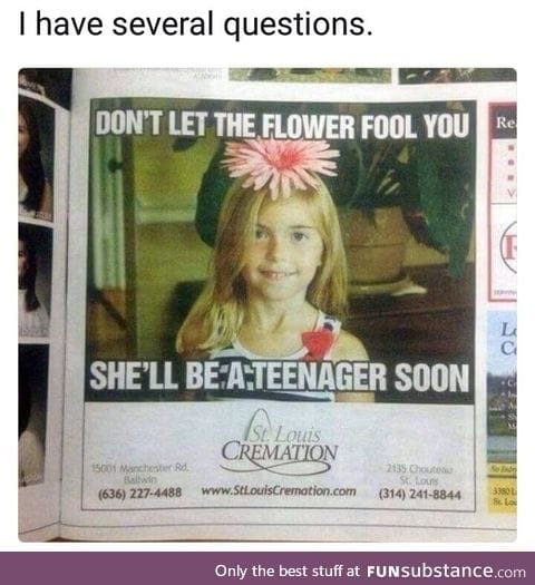 Why did you tell me that?