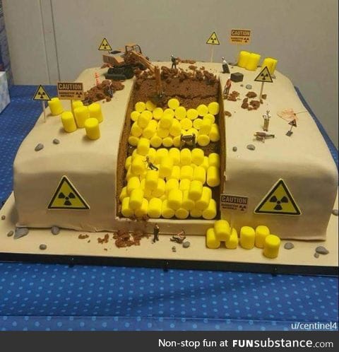 When the radioactive waste manager has a birthday