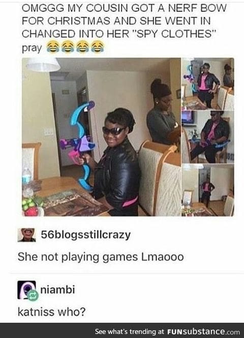 not going to see her coming