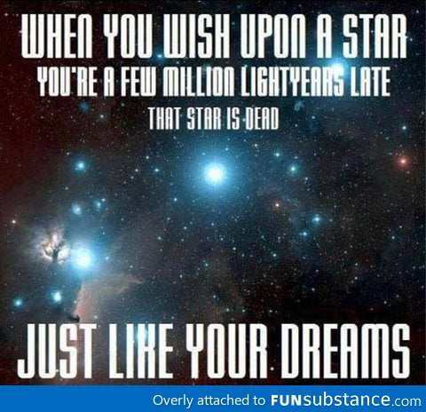 When you wish upon a star
