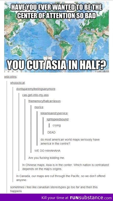 'Murican world map