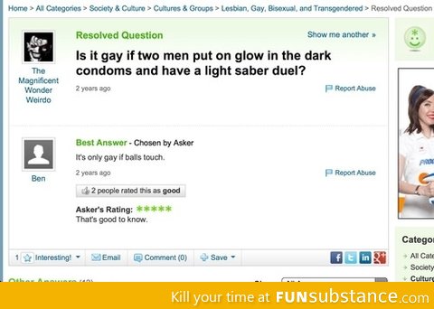 Good to know