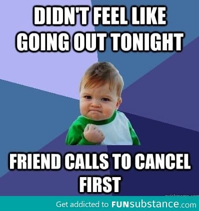 I was trying to think of an excuse