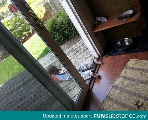 Was told he couldn't go outside