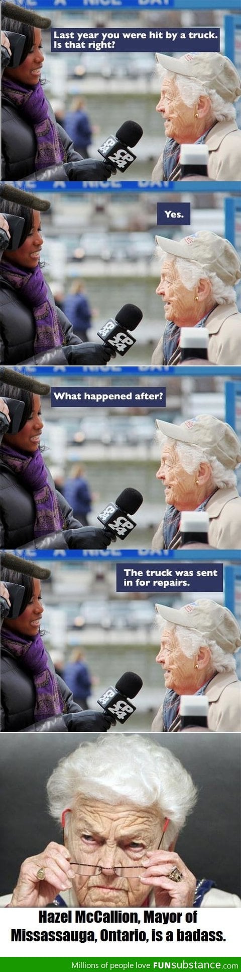 Our 91 year-old Canadian mayor