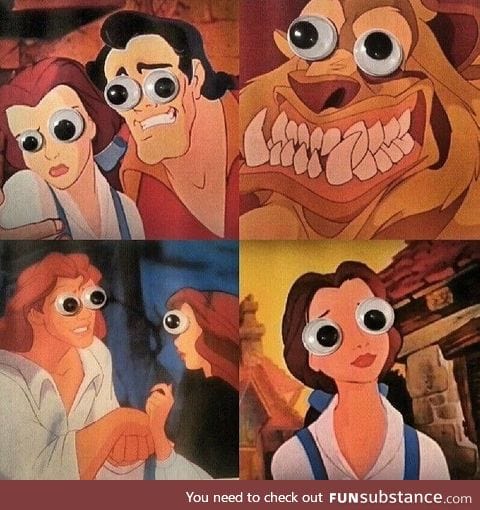 Googly eyes really makes character expressions better