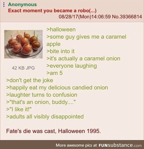 Anon enjoys an onion