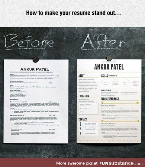 Make your resume stand out