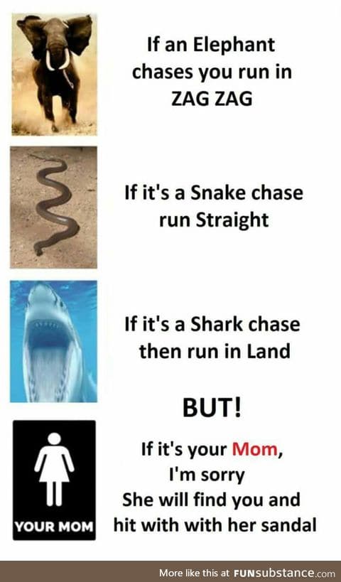 You can't escape from mom