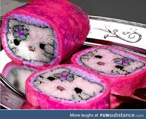 Hello kitty sushi