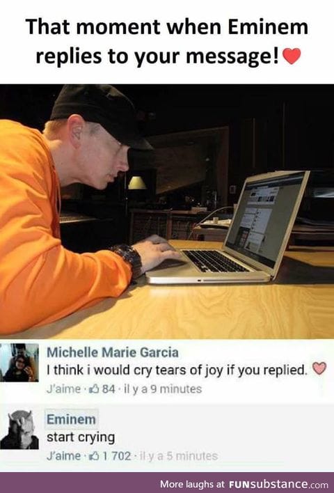 Dear Slim, I wrote you but you still ain't... OH MY