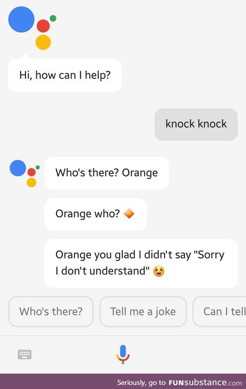 Google Assistant mocking Siri