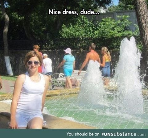 Fabulous water dress