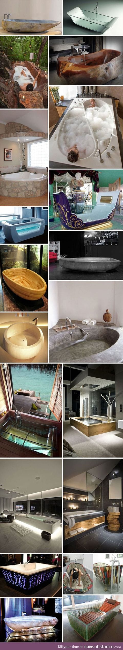 Bathtubs that make you want to jump in