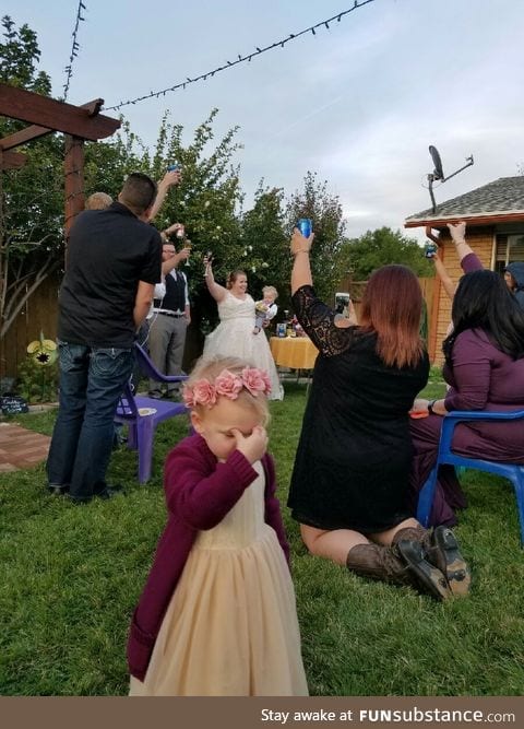 Flower Girl at Wedding
