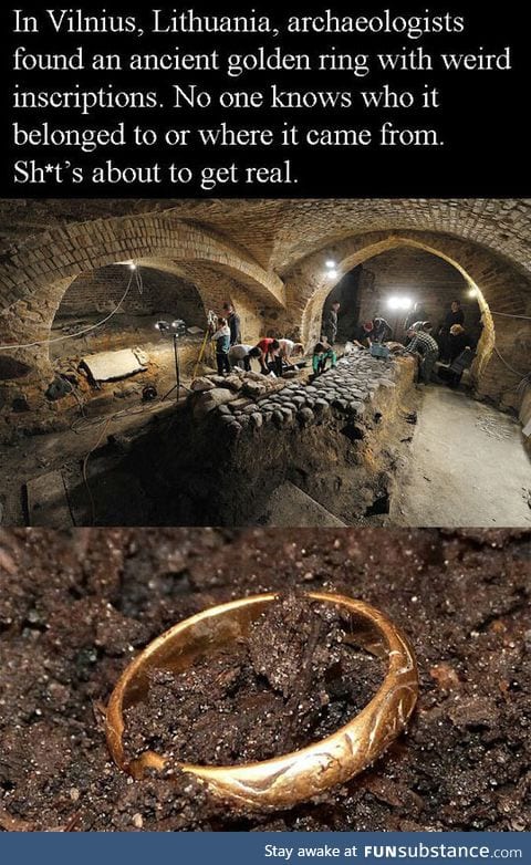 Ancient golden ring found