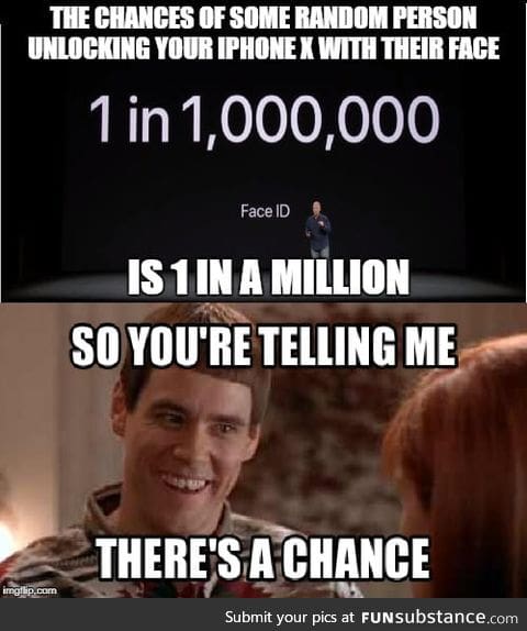 So you're telling me there's a chance!