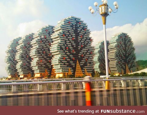 Apartment buildings in Sanya, China