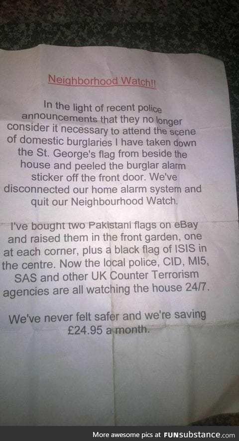 Neighbourhood watch