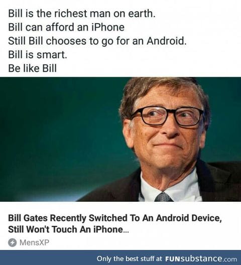 Worlds richest man embraces android