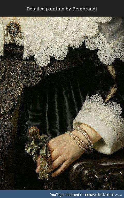 Look at the detail!! (portrait by Rembrandt, 1639)