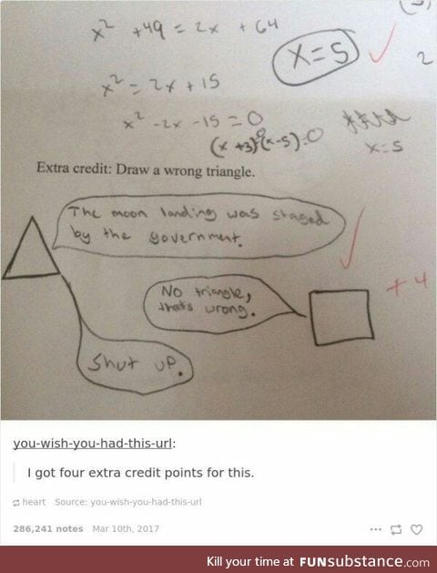 I wish my geometry teacher would accept this