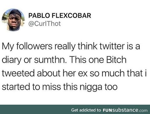 I miss him too