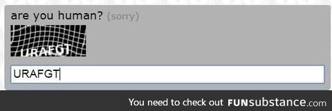 A rather rude Captcha