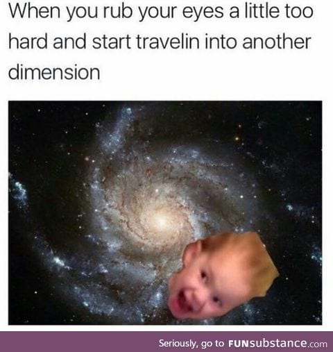 A trip to the outer dimension with geometric shapes