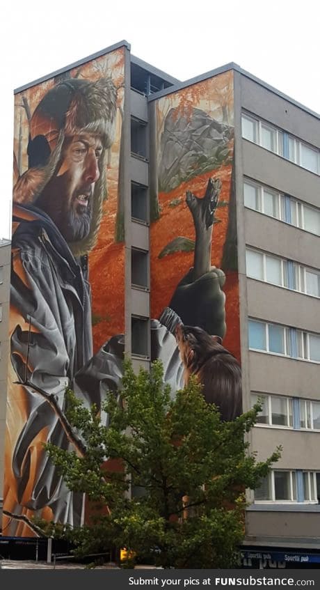 Street art in, Finland