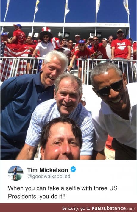 Phil Mickelson's selfie of the year