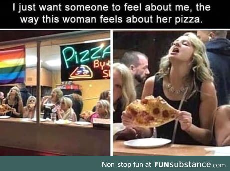 Damn....Pizza never tasted so good