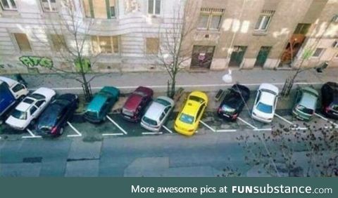 In Russia car park something something