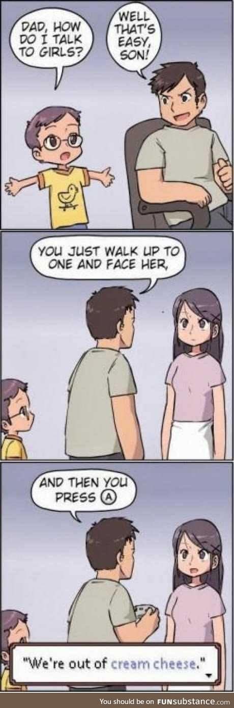 Press x