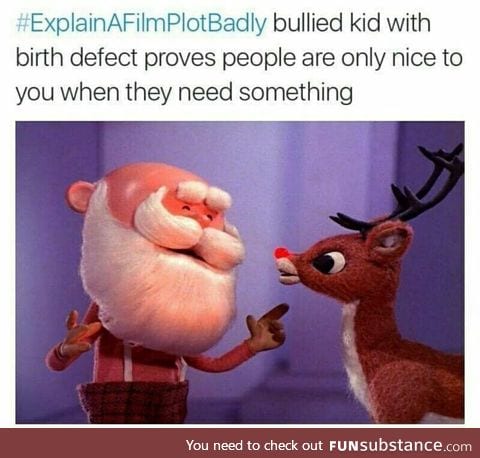 Rudolf the red nose raindeer