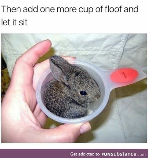 A cup of floof