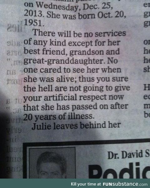 Badass obituary