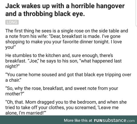 Wholesome joke
