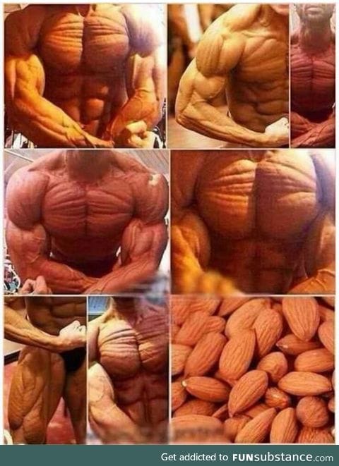 Those almonds look like a man