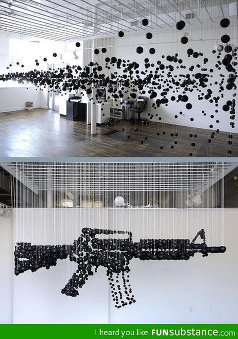 Hail of bullets turns into an assault rifle