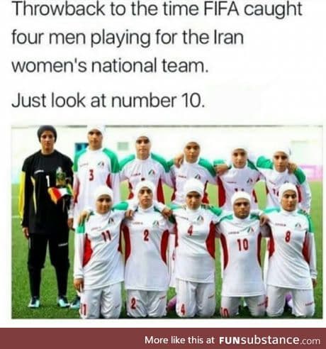 Was it because they played like women?