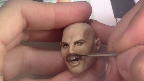 Sculpting freddie mercury