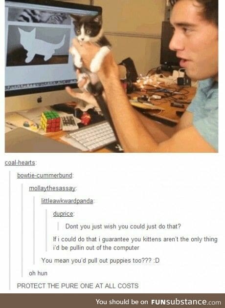 I'd pull out a parakeet and name him Flip