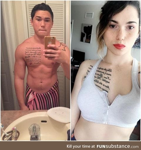 Male to female transformation