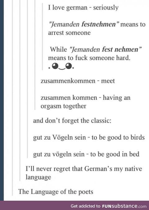 This is why I'm learning German