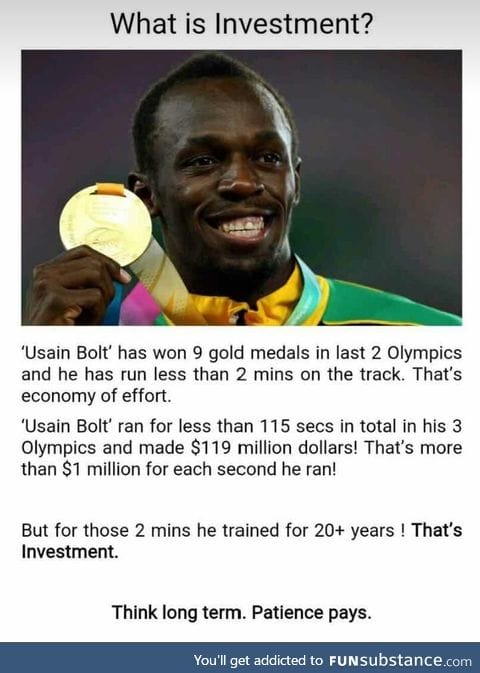 What is investment by usain bolt.