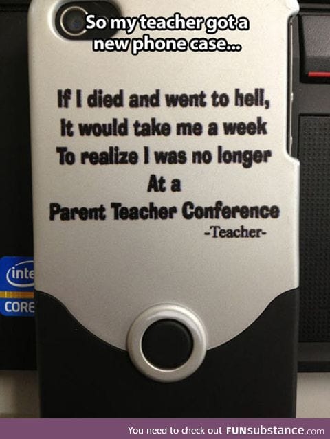 Hell for a teacher