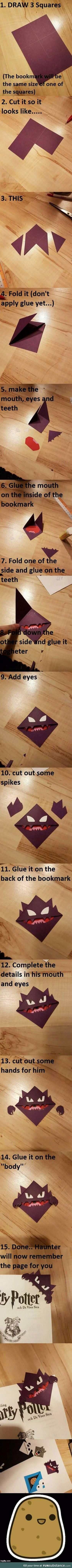 Haunter bookmark tutorial